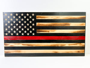 Red Line Tribute American Flag