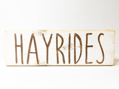Hayrides - Shelf Sitter