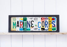 Load image into Gallery viewer, SEMPER FI by Unique Pl8z  Recycled License Plate Art - Unique Pl8z